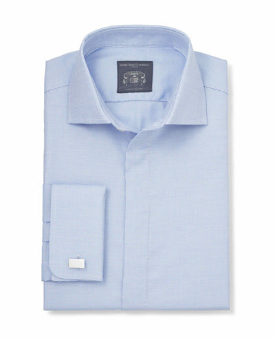 Men's Mark Made-to-Measure Shirt in Pale Blue 