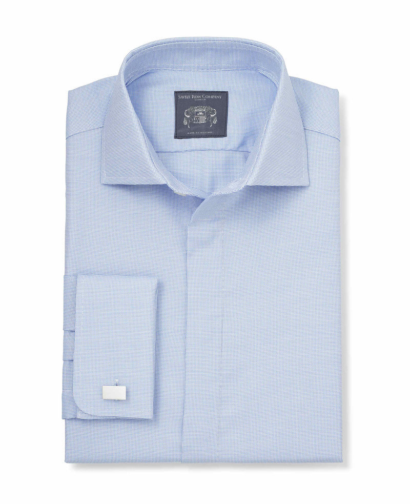 Men's Mark Made-to-Measure Shirt in Pale Blue 