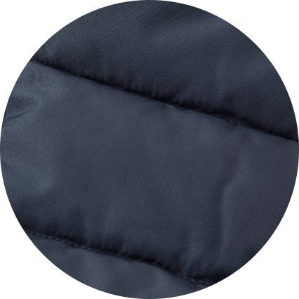 100% Recycled Navy Quilted Gilet, view 6