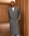 Charcoal Waffle Dressing Gown