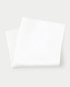 White Silk Pocket Square