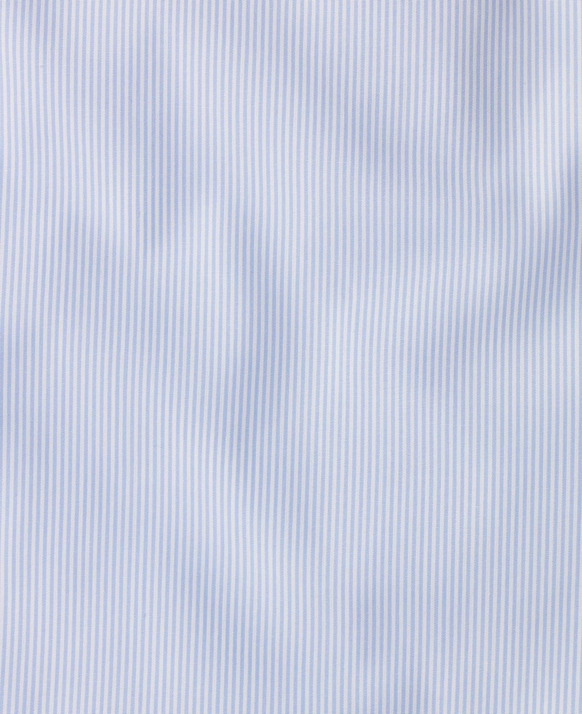 michael blue fine bengal made to measure shirt fabric detail