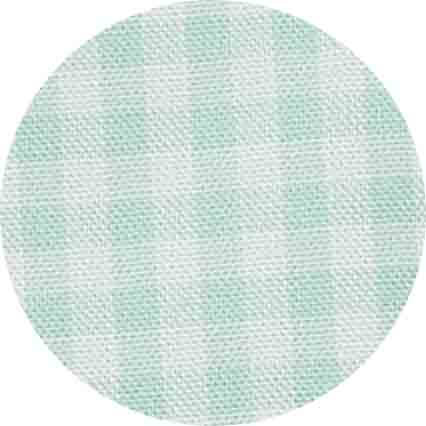 mint green gingham check classic fit button down shirt 1407mnt fabric swatch