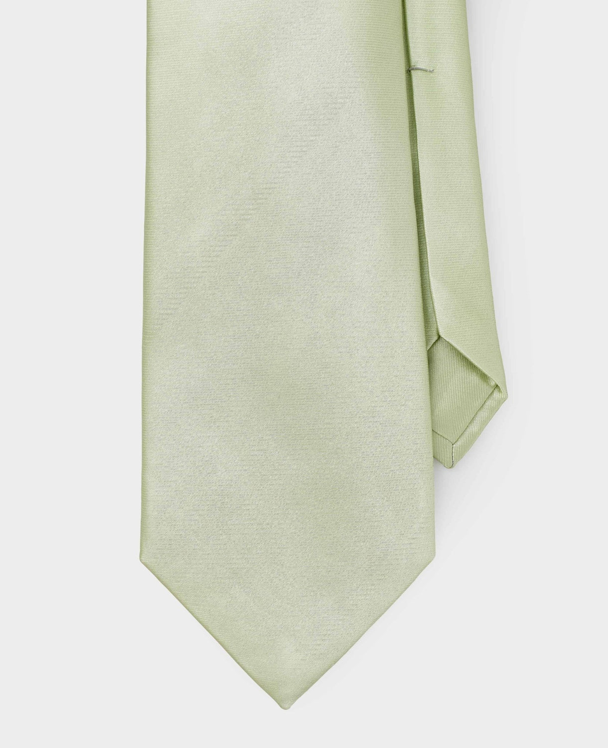 Men's Mint Green Seven Fold Silk Tie