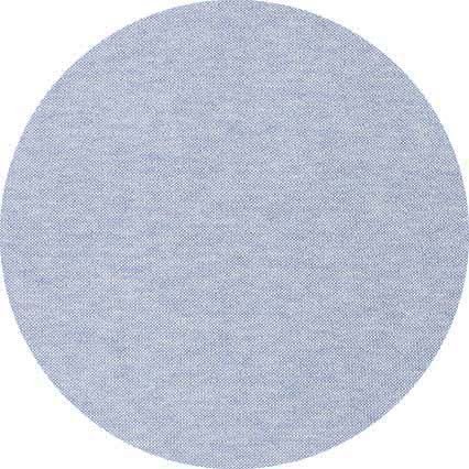 Light Blue Cotton-Blend Crew Neck Jumper