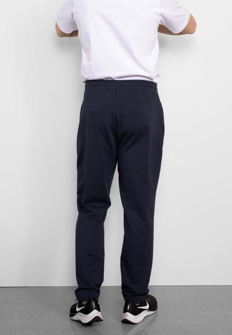 SRW Navy Stretch Loopback Cotton Blend Joggers