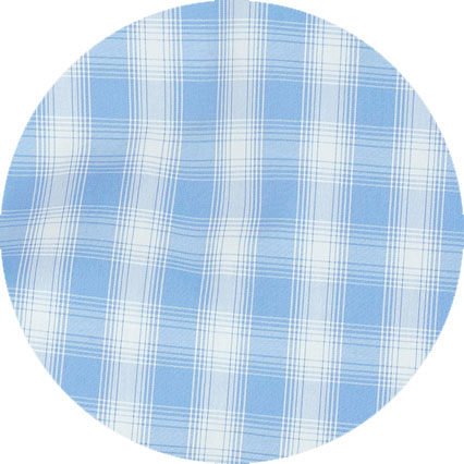 Blue White Check Cotton Lounge Pants