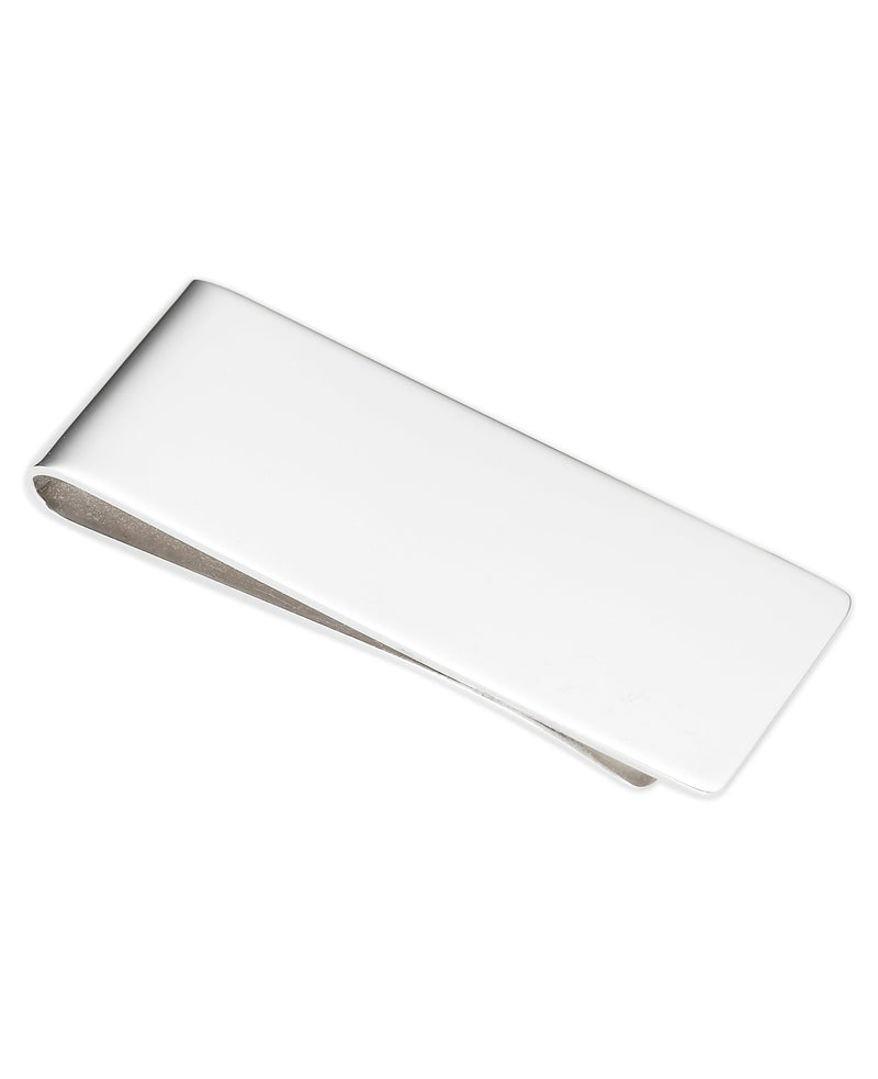 Men's Sterling Silver Personalised Money Clip