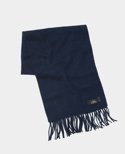 Men's Navy Cashmere Scarf