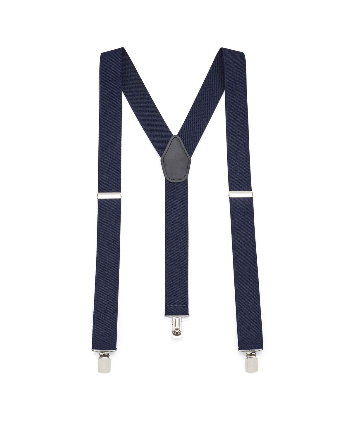 Men's Navy Adjustable Braces, One Size