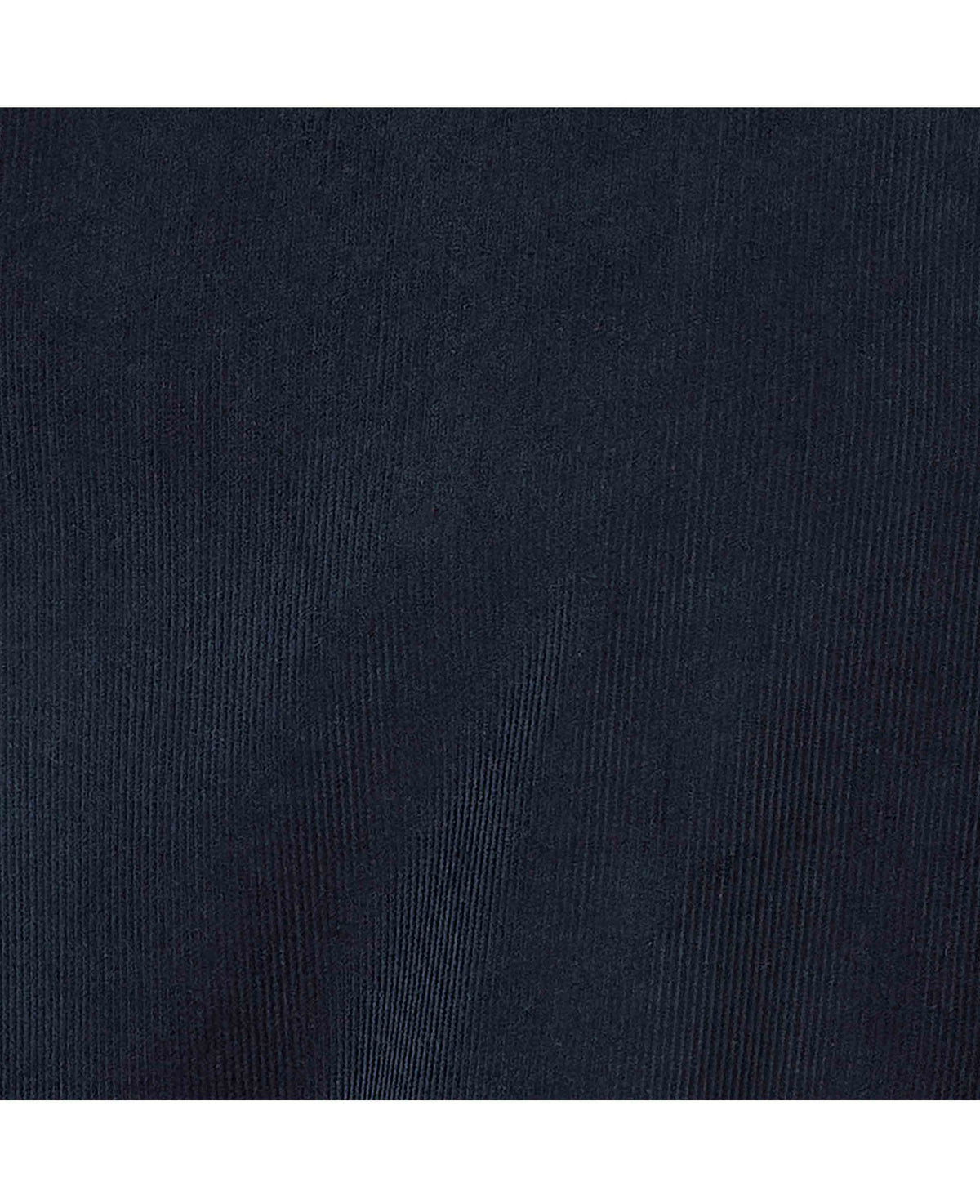 Men's Navy Cotton Babycord Slim Fit Button-Down Casual Shirt fabric detail