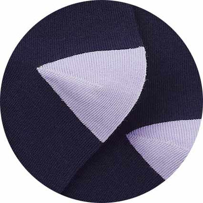 Men's Navy Cotton Blend Pack of Three Socks Fabric Swatch