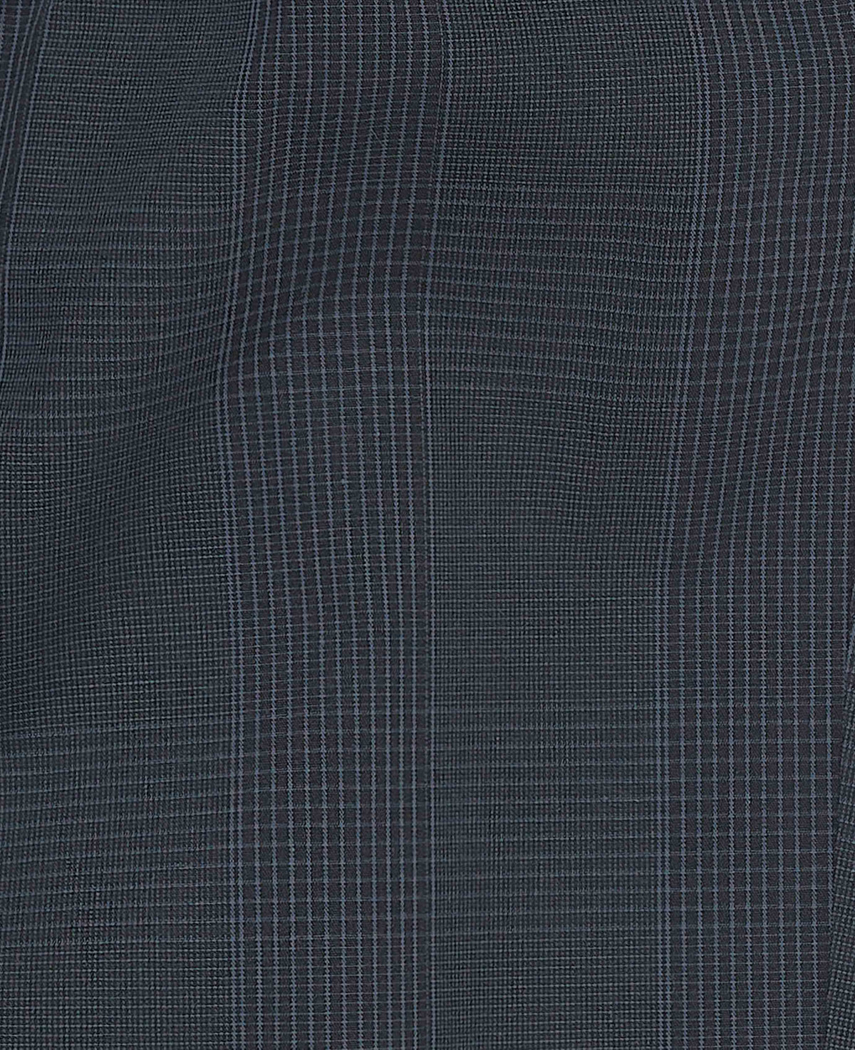 Navy Cotton Check Lounge Shorts