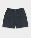 Navy Cotton Check Lounge Shorts
