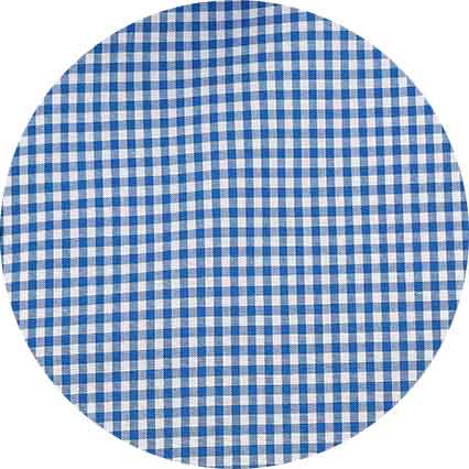 Men's Navy Cotton Gingham Slim Fit Formal Shirt fabric swatch