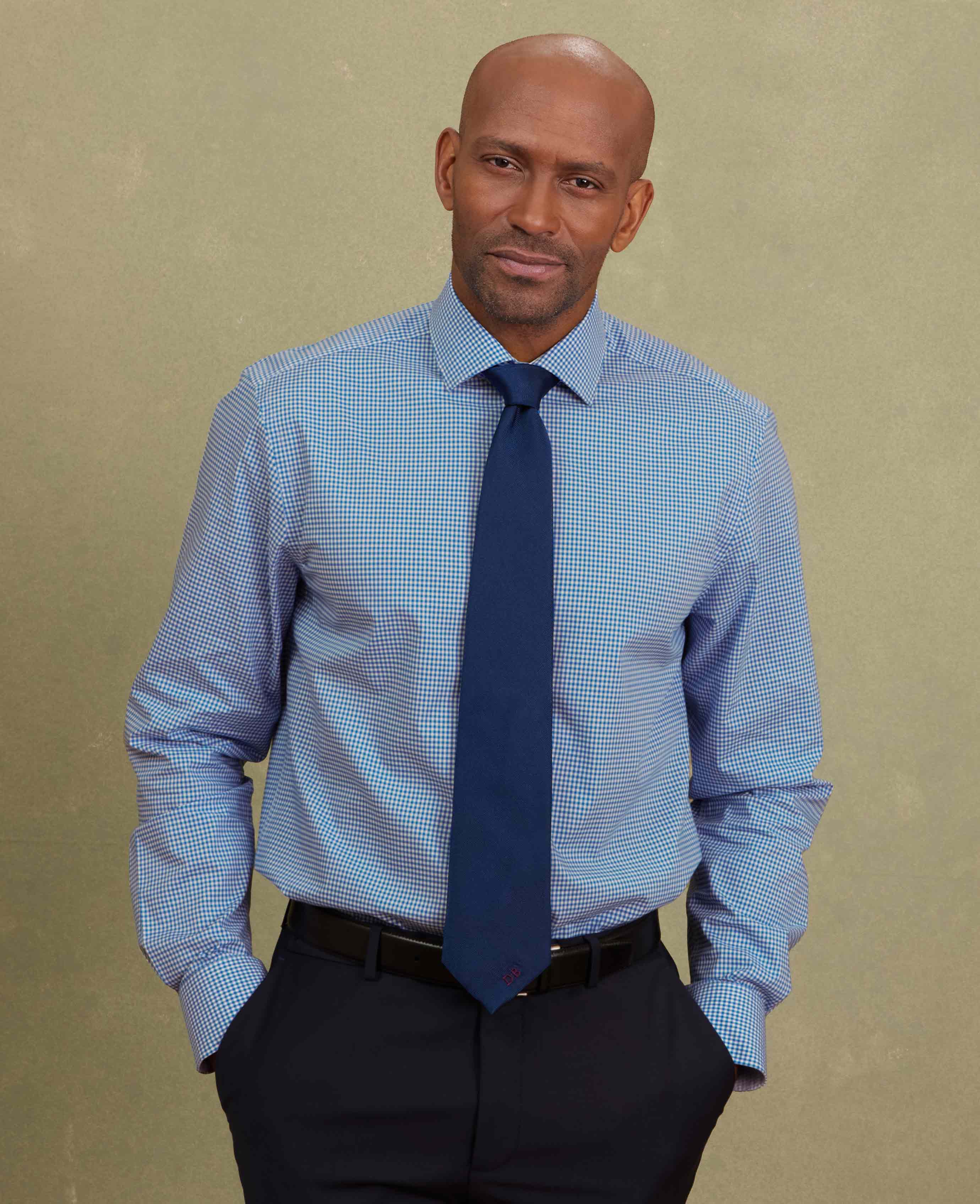 best tie for light blue shirt