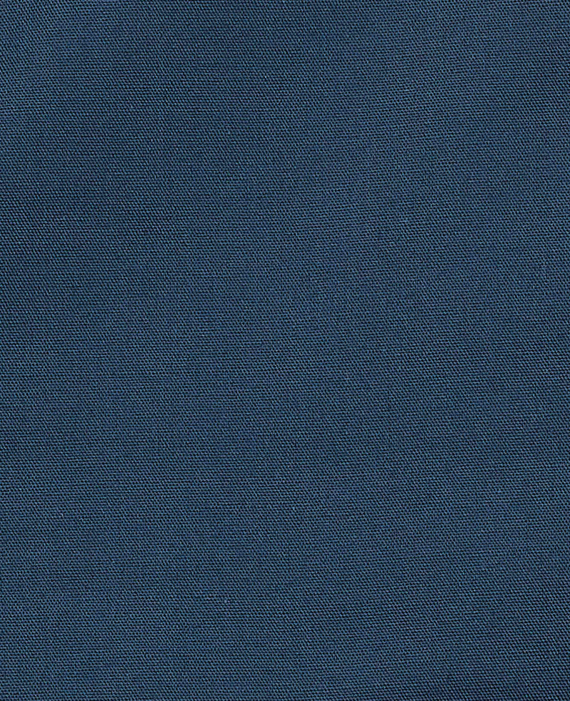Men's Navy Cotton Revere Collar Pyjamas With Trim fabric detail