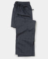 Navy Cotton Satin Stripe Lounge Pants