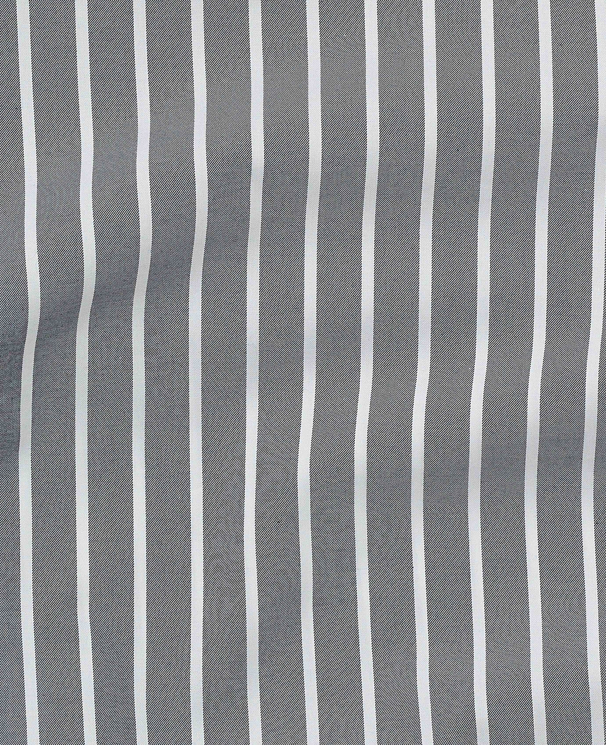 Men's Navy Cotton Striped Lounge Pants fabric detail