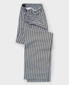 Navy Cotton Striped Lounge Pants