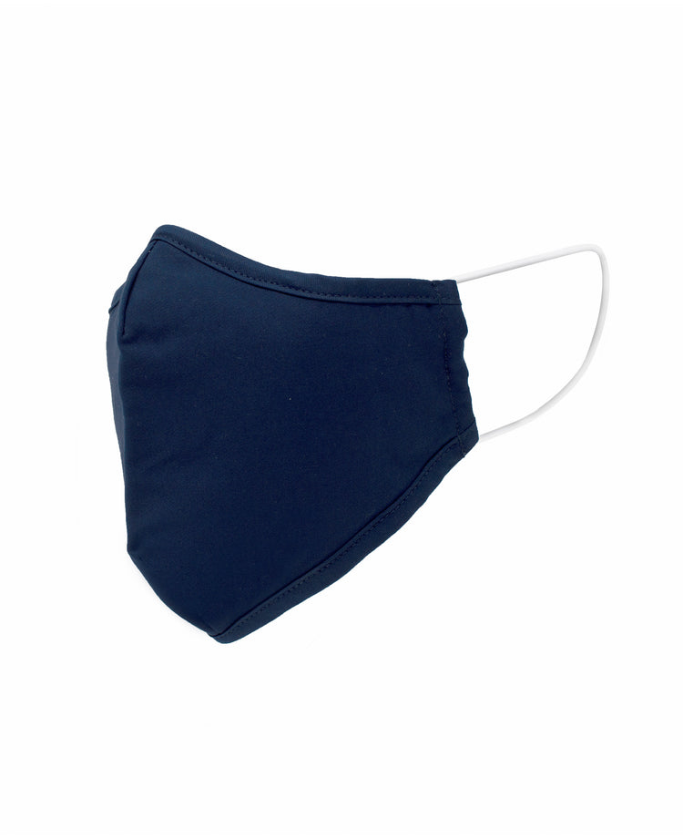 Men's Washable Navy Cotton Twill Face Mask For Men And Women