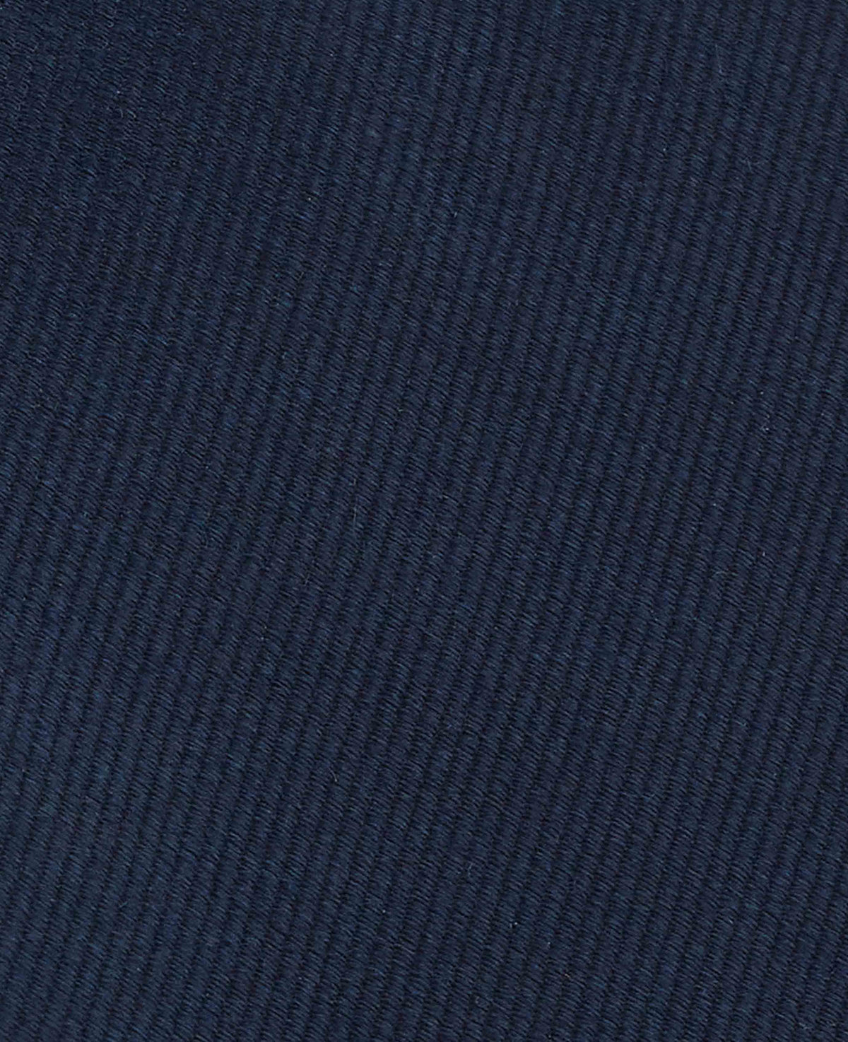 Navy Fine Twill Silk Tie