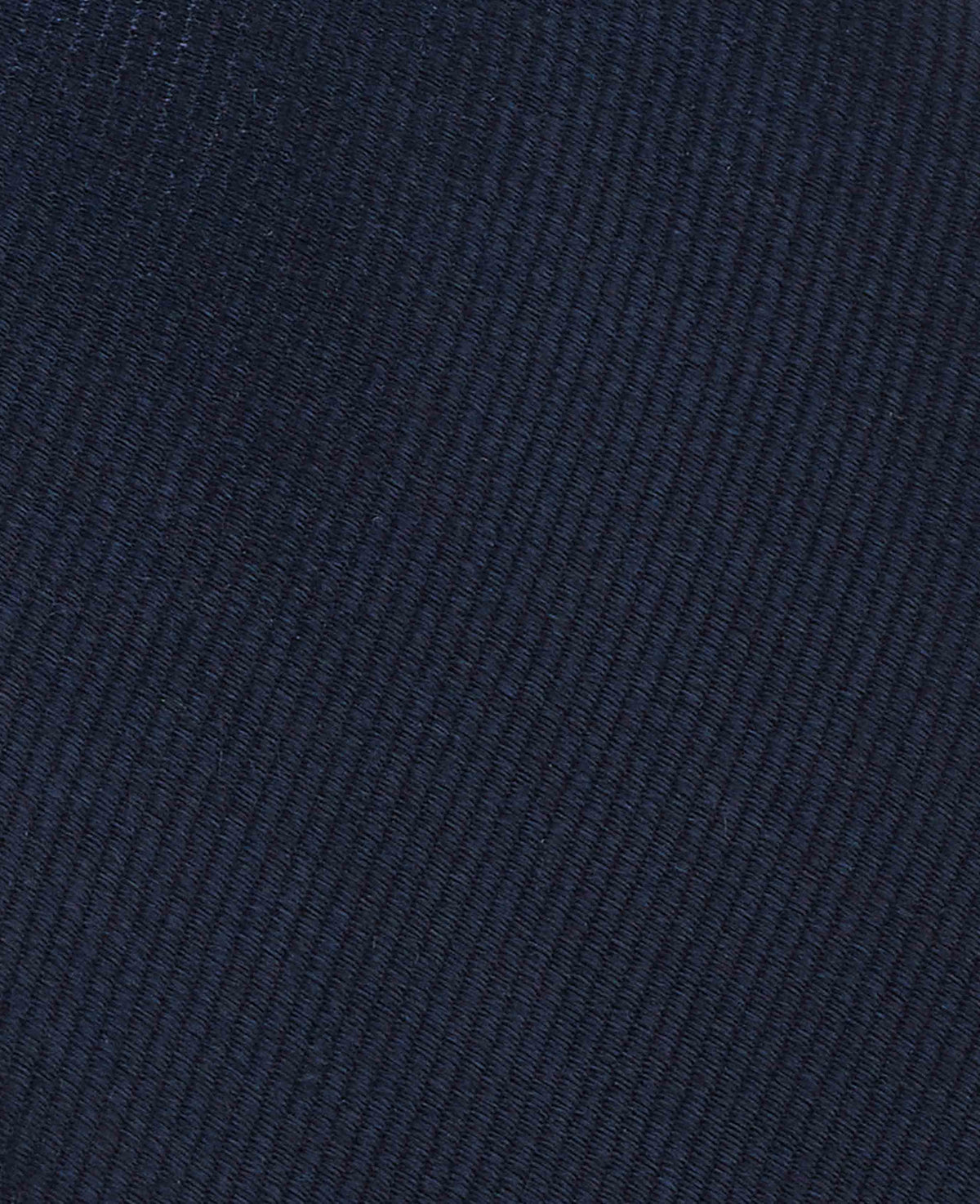 Navy Fine Twill Skinny Silk Tie