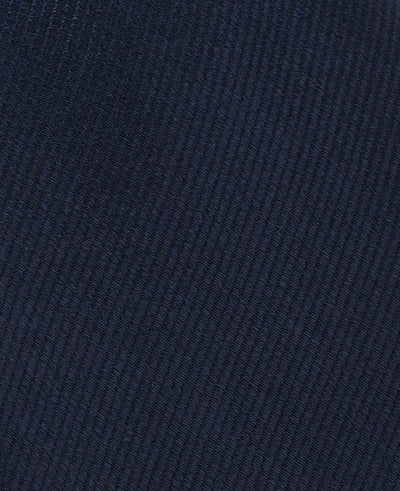 Navy Fine Twill Skinny Silk Tie