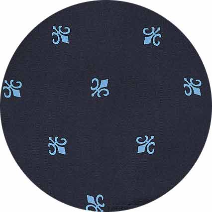 navy fleur de lys cotton pyjamas mpj1157nab swatch