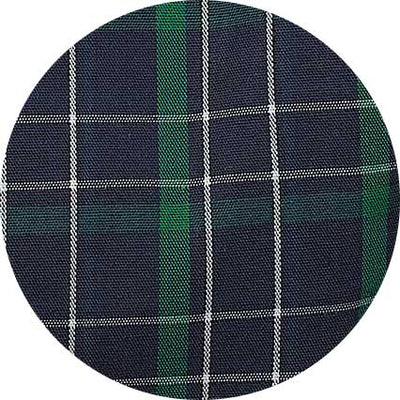 Navy Green Cotton Window Check Pyjamas
