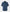 Navy Linen Cotton Classic Fit Button-Down Short Sleeve Casual Shirt
