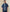 Navy Linen Cotton Classic Fit Button-Down Short Sleeve Casual Shirt