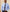 Navy Link Print Silk Tie