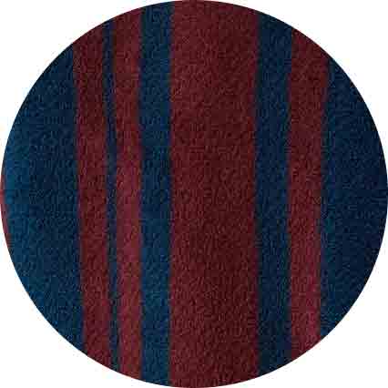 Navy Multi Stripe Super Soft Fleece Dressing Gown