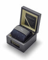Navy Pinspot Silk Tie in Gift Box