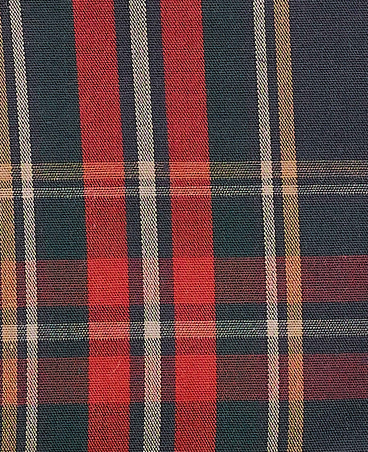 Navy Red Cotton Revere Collar Check Pyjamas