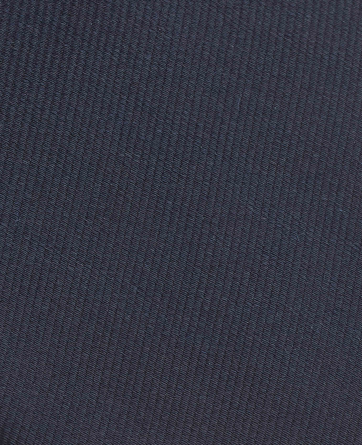 Men's Navy Silk Tie fabric detail