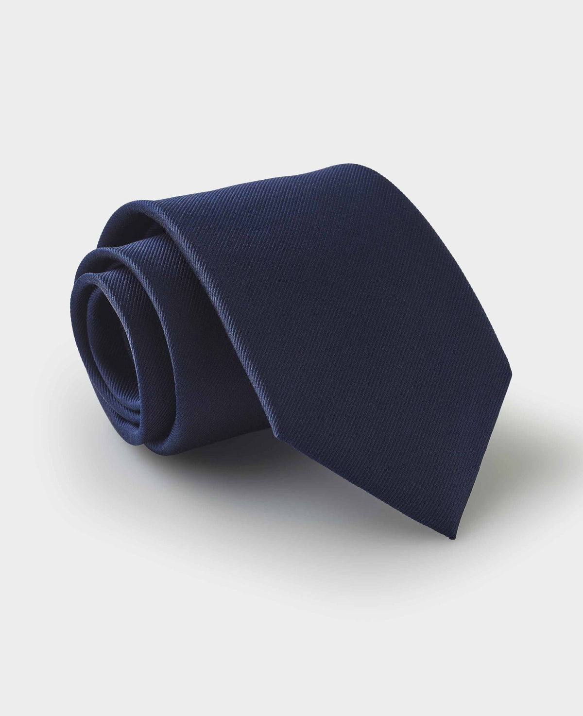Navy Twill Silk Tie in Gift Box