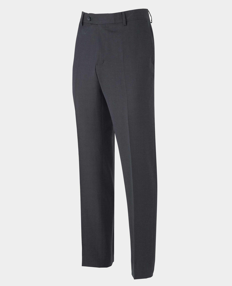 Men's Navy Wool Linen Blend Tailored Suit trouser mannequin