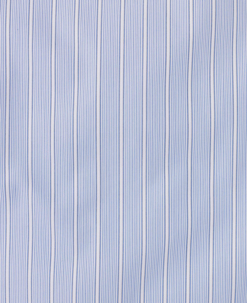 Noah Blue White Stripe Made To Measure Shirt