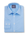 Oswald Blue White Gingham Made-To-Measure Shirt