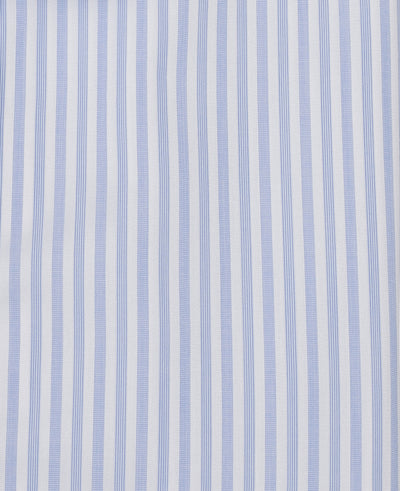 Patrick Blue Satin Stripe Made To Measure Shirt