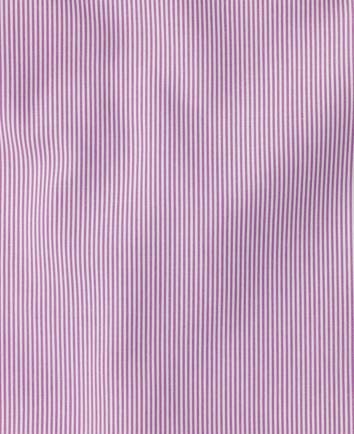 piers lilac fine bengal made to measure shirt fabric detail