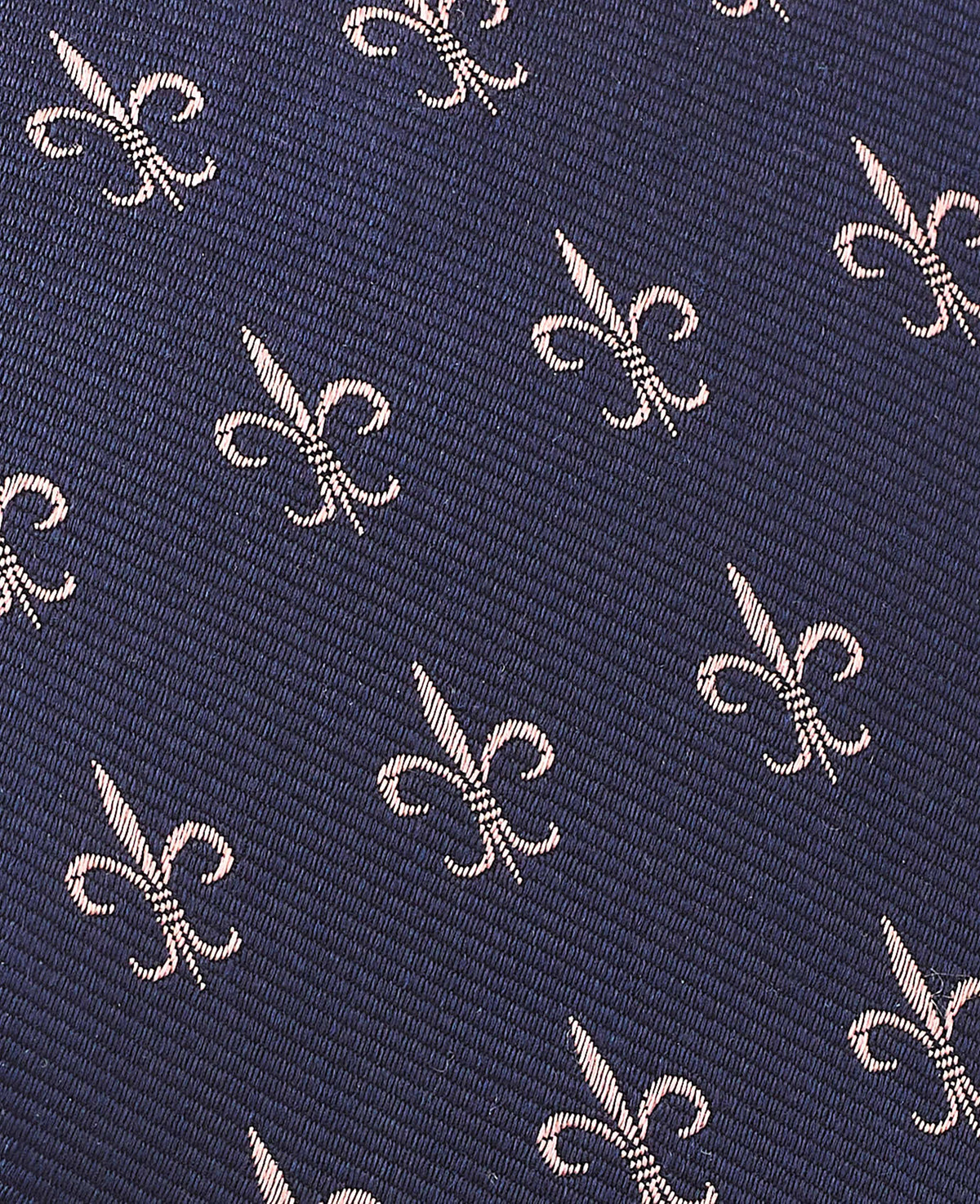 Pink Fleur De Lys Silk Tie in Gift Box