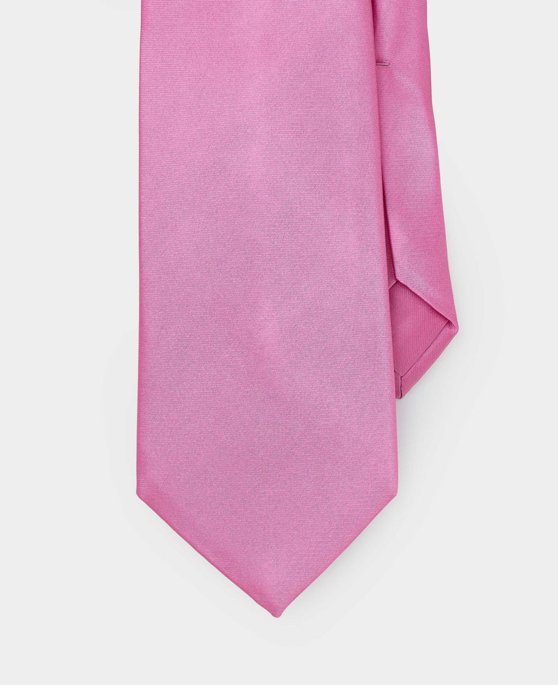 Pink Seven Fold Silk Tie