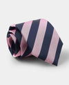 Pink Stripe Silk Tie