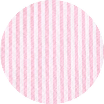 Men's Pink White Cotton Striped Slim Fit Winchester Formal Shirt With Double Cuffs fabric detail