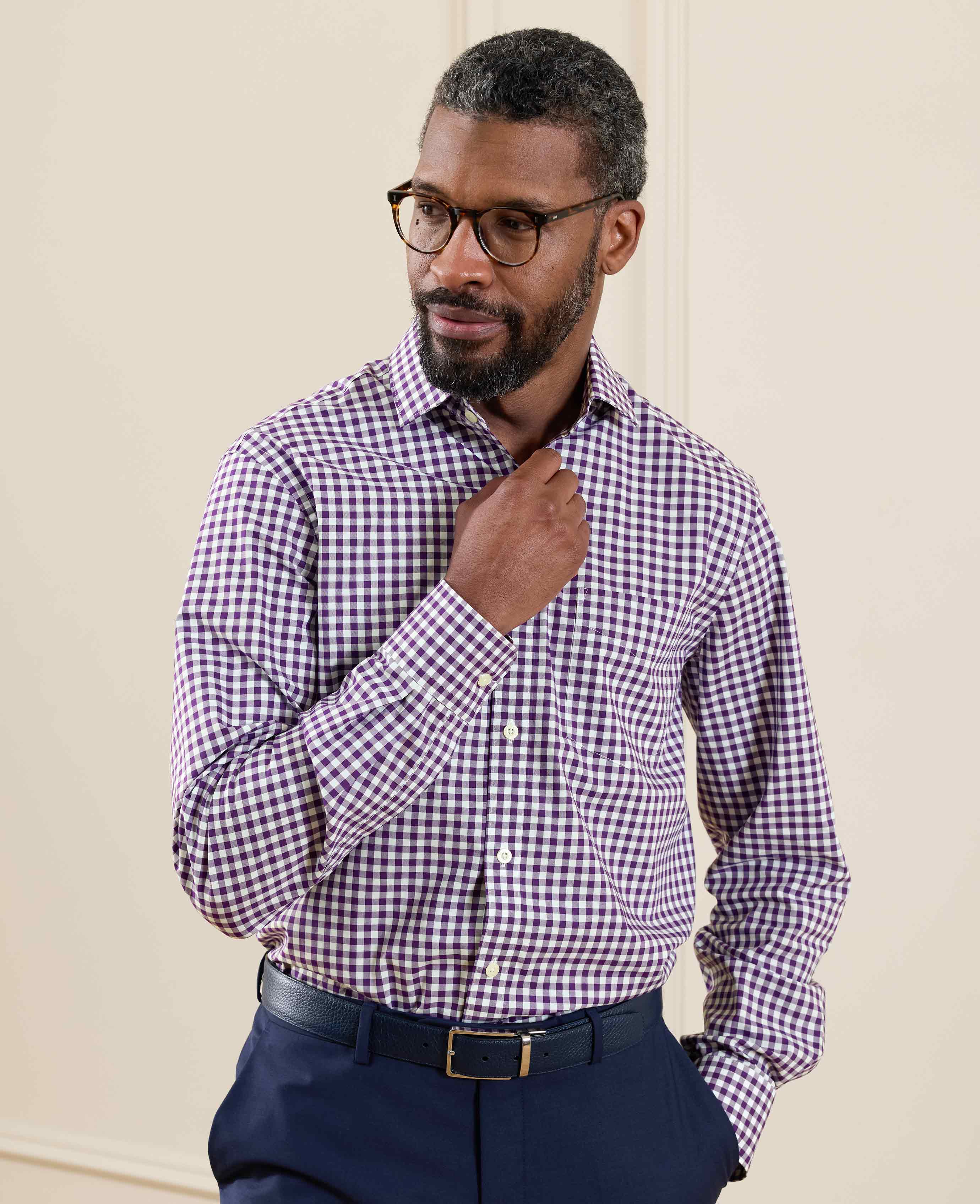 Men's Check Shirts | Tailored Checked Shirts for Men | Savile Row