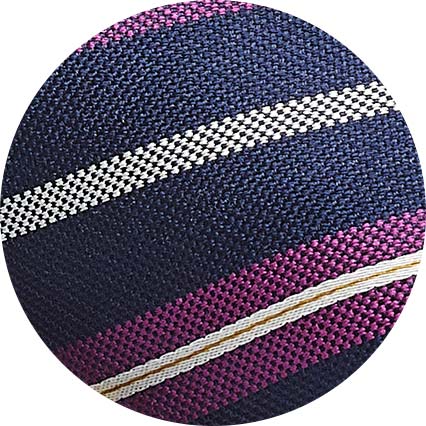 Purple Silk Striped Tie in Gift Box