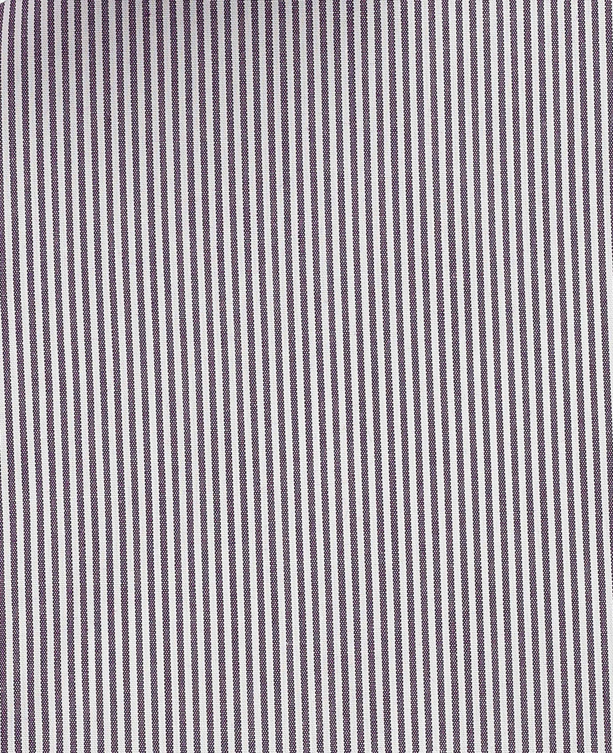 Purple Stripe Cotton Poplin Classic Fit Formal Shirt - Double Cuff